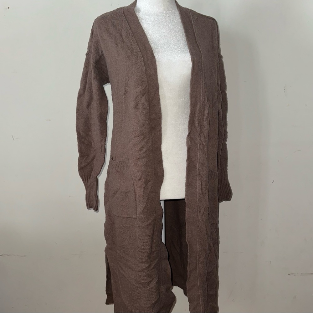 Women's Brown Cardigan Sweater